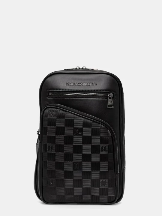Zdjęcie produktu Karl Lagerfeld saszetka męska z imitacji skóry czarny