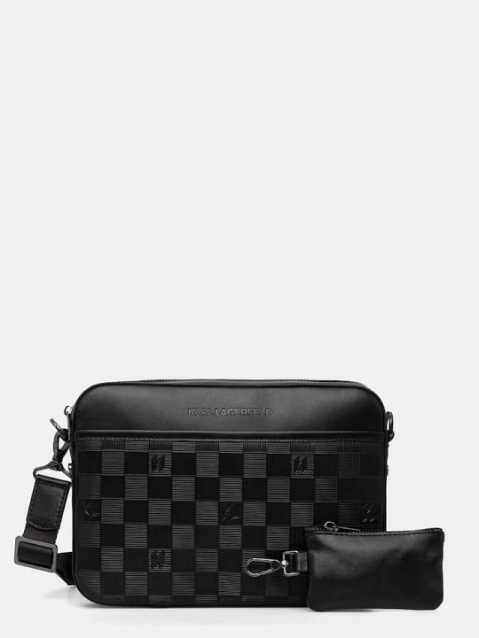 Zdjęcie produktu Karl Lagerfeld saszetka męska z imitacji skóry czarny