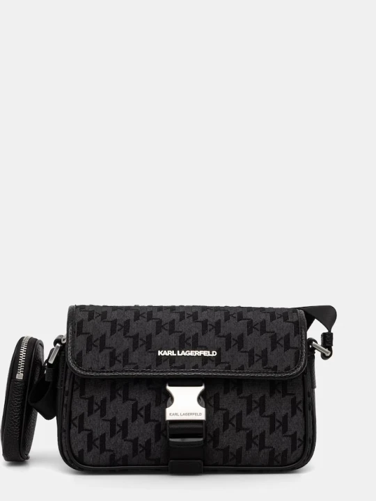Zdjęcie produktu Karl Lagerfeld saszetka męska z imitacji skóry K/MONOGRAM czarny