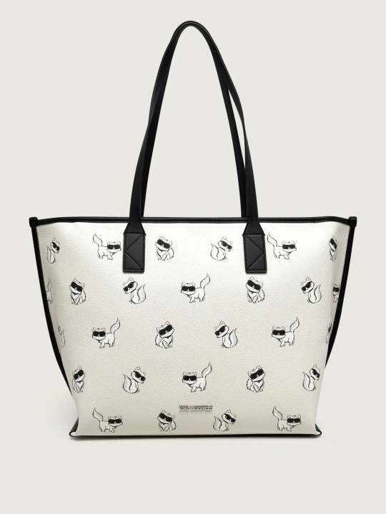 Zdjęcie produktu Karl Lagerfeld Shopperka Ikon Choupette ecru