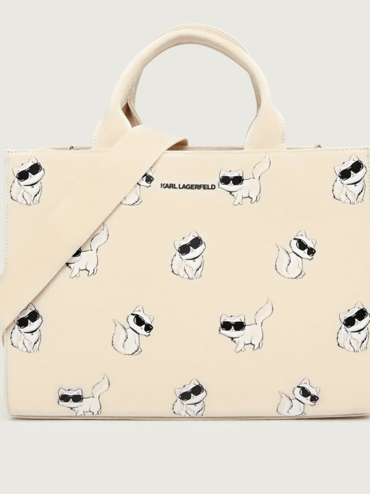 Zdjęcie produktu Karl Lagerfeld Shopperka Ikon Choupette ecru