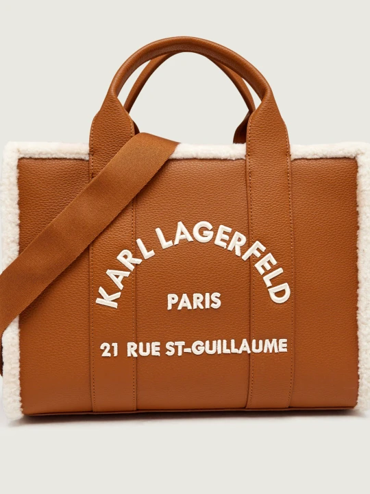 Zdjęcie produktu Karl Lagerfeld Shopperka K / RSG MD Square | shearling brązowy