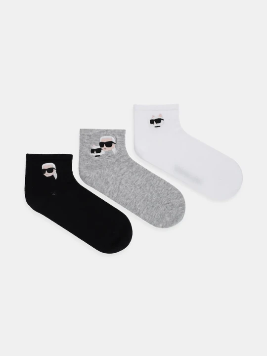 Zdjęcie produktu Karl Lagerfeld skarpetki 3-pack IKON szary