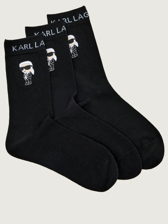 Zdjęcie produktu Karl Lagerfeld Skarpety 3-pack Ikon czarny