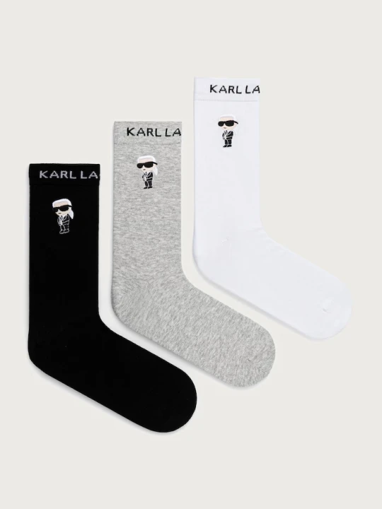 Zdjęcie produktu Karl Lagerfeld skarpety damskie 3-pack biały