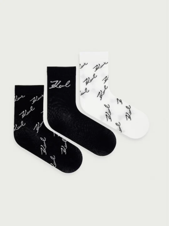 Zdjęcie produktu Karl Lagerfeld skarpety damskie 3-pack czarny