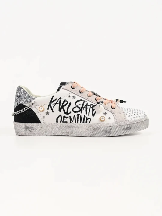 Zdjęcie produktu Karl Lagerfeld Skool sneakersy damskie biały