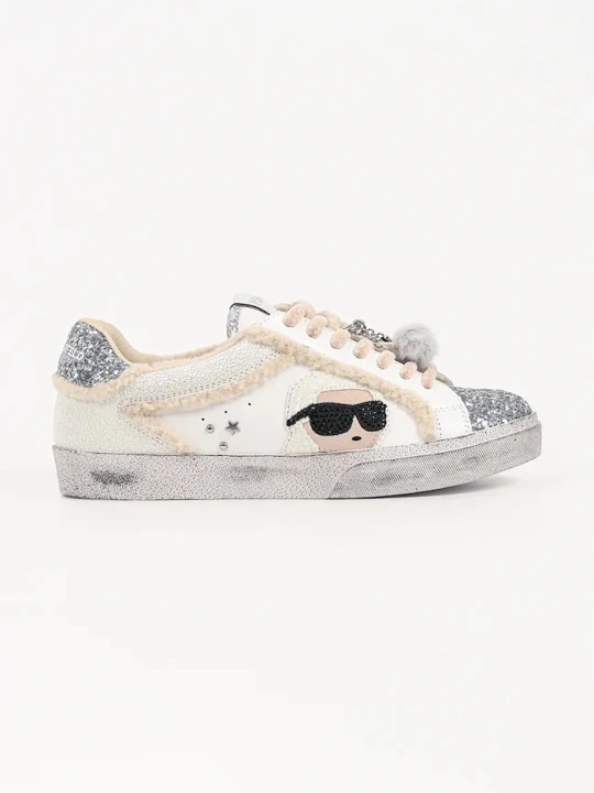Zdjęcie produktu Karl Lagerfeld Skool tenisówki damskie biały