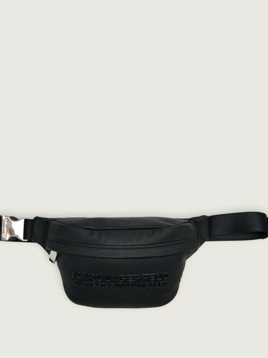 Zdjęcie produktu Karl Lagerfeld Skórzana saszetka nerka k / rsg czarny