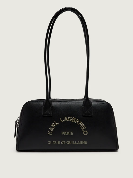 Zdjęcie produktu Karl Lagerfeld Skórzana torebka na ramię K / Daily czarny