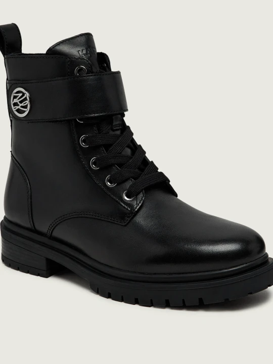 Zdjęcie produktu Karl Lagerfeld Skórzane botki Binky czarny