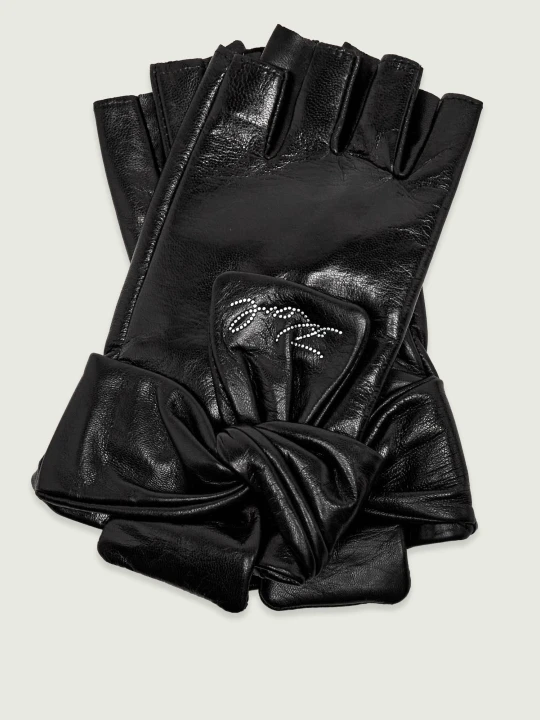 Zdjęcie produktu Karl Lagerfeld Skórzane rękawiczki K / Signature czarny