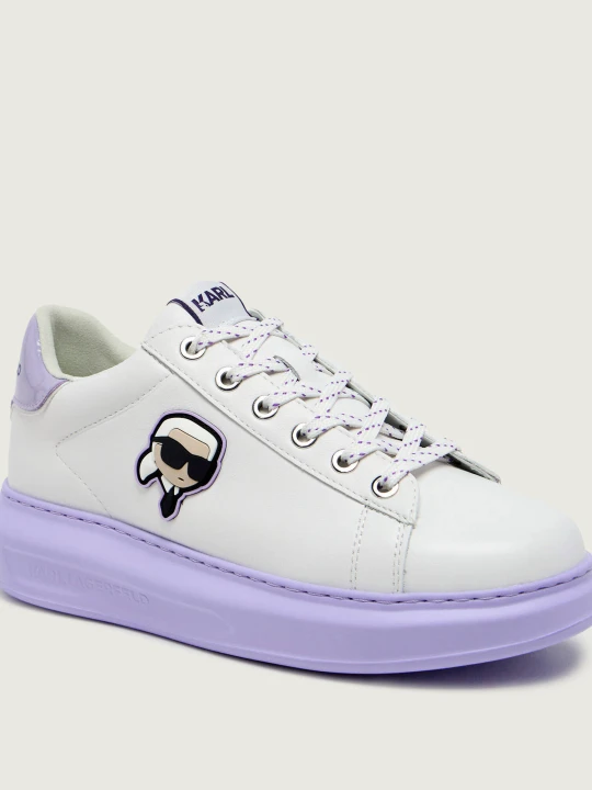 Zdjęcie produktu Karl Lagerfeld Skórzane sneakersy biały