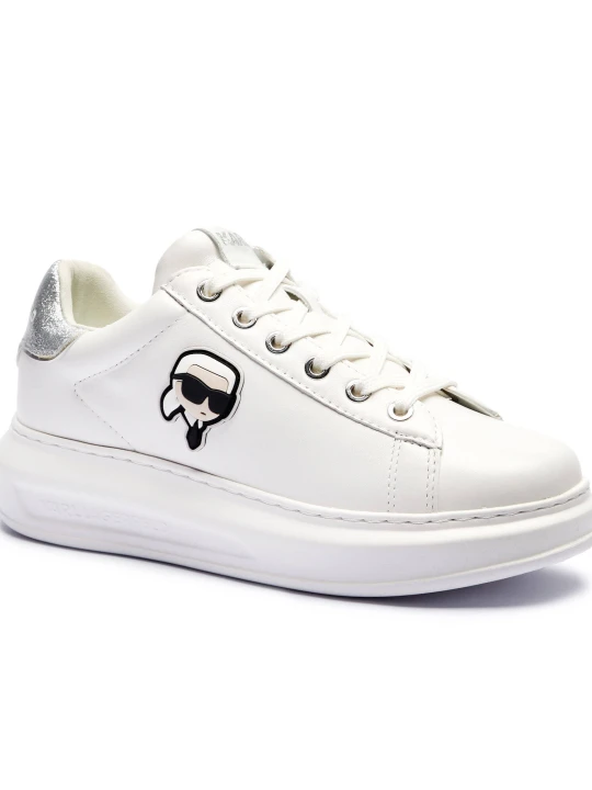 Zdjęcie produktu Karl Lagerfeld Skórzane sneakersy biały