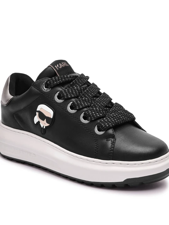 Zdjęcie produktu Karl Lagerfeld Skórzane sneakersy czarny