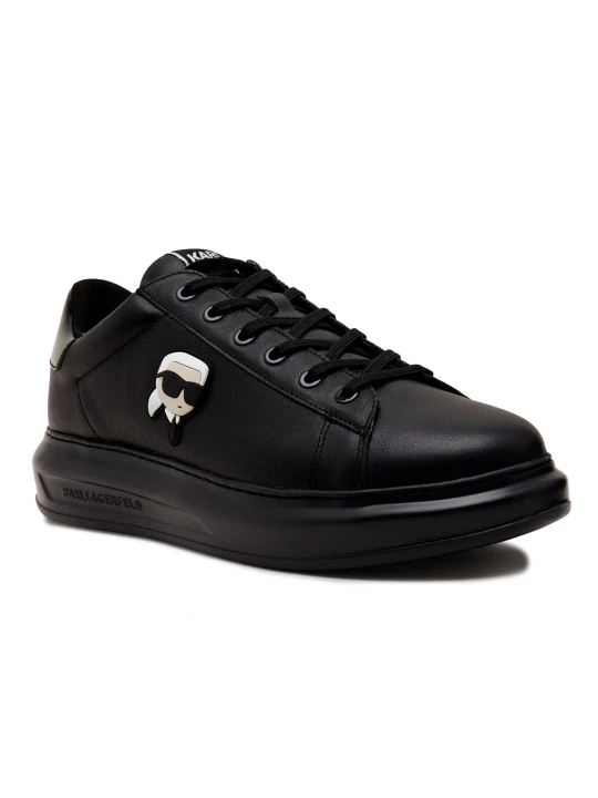 Zdjęcie produktu Karl Lagerfeld Skórzane sneakersy KAPRI Karl NFT Lo Lace czarny