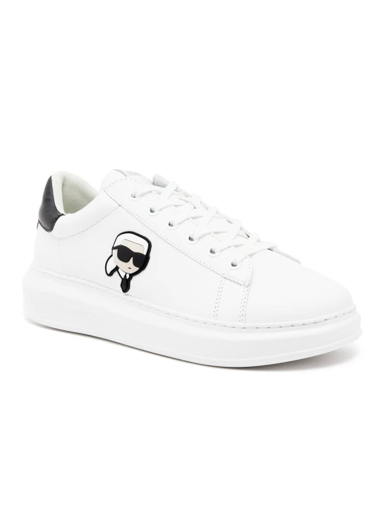 Zdjęcie produktu Karl Lagerfeld Skórzane sneakersy KAPRI Karl NFT Lo Lace biały