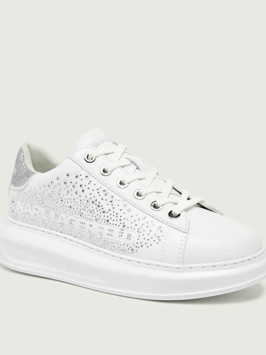 Zdjęcie produktu Karl Lagerfeld Skórzane sneakersy KAPRI Konstellation Lo biały