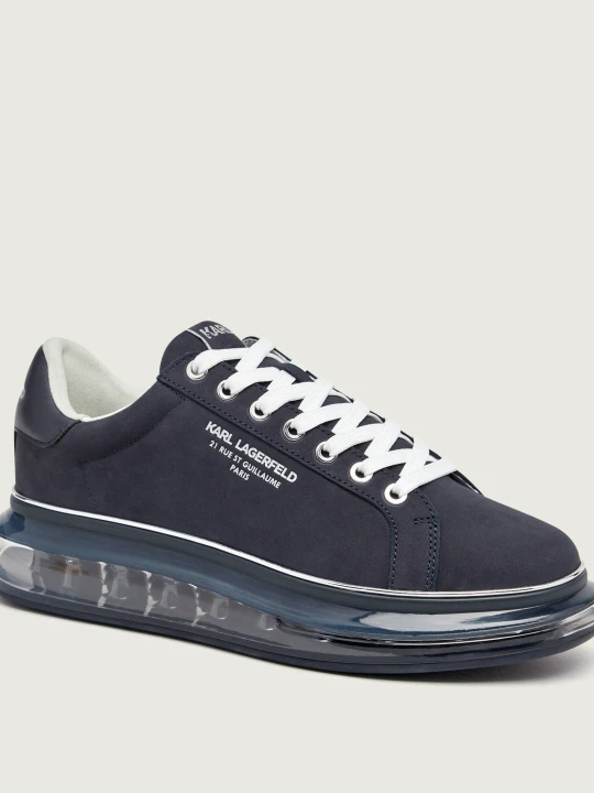 Zdjęcie produktu Karl Lagerfeld Skórzane sneakersy KAPRI KUSHION RSG granatowy