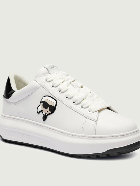 Zdjęcie produktu Karl Lagerfeld Skórzane sneakersy KAPRI LUG biały