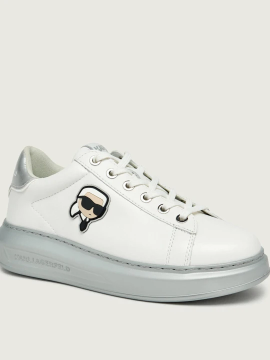 Zdjęcie produktu Karl Lagerfeld Skórzane sneakersy Karpi Nft biały