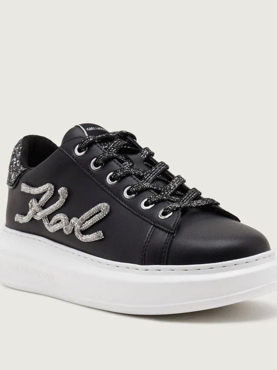 Zdjęcie produktu Karl Lagerfeld Skórzane sneakersy KAPRI Signia czarny