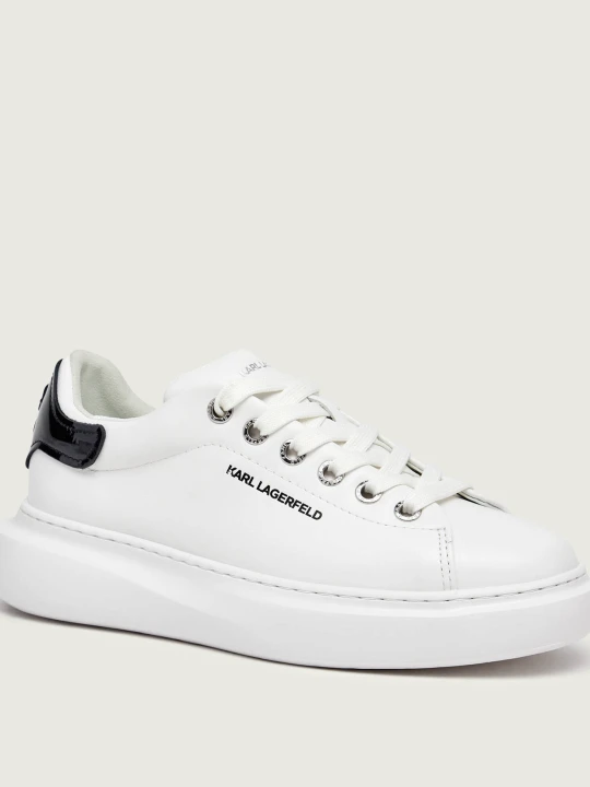 Zdjęcie produktu Karl Lagerfeld Skórzane sneakersy KORE Karl NFT Relief biały