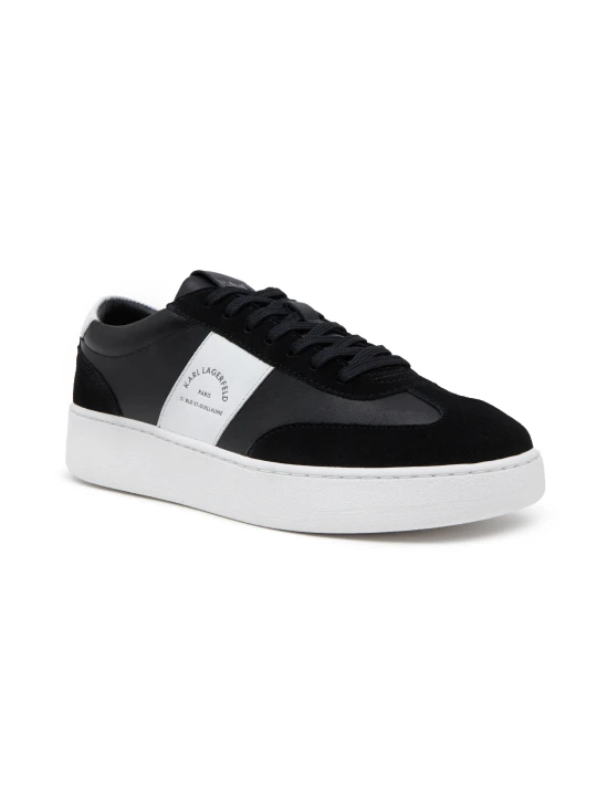 Zdjęcie produktu Karl Lagerfeld Skórzane sneakersy KOURT III Maison Band Lo Lace czarny