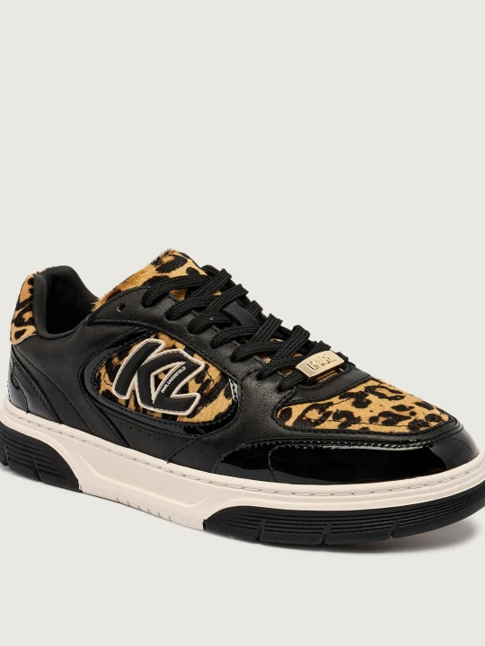 Zdjęcie produktu Karl Lagerfeld Skórzane sneakersy KOURTNEY czarny