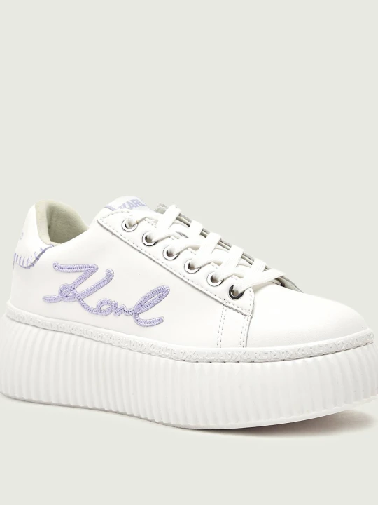 Zdjęcie produktu Karl Lagerfeld Skórzane sneakersy KREEPER LO biały