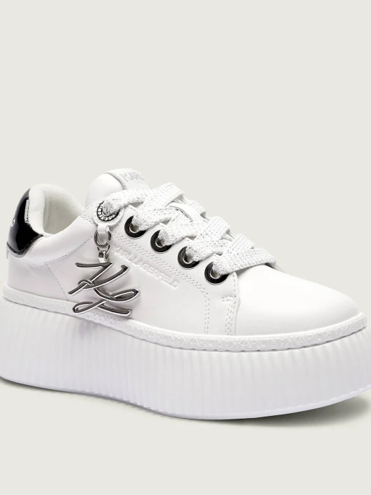 Zdjęcie produktu Karl Lagerfeld Skórzane sneakersy KREEPER LO biały