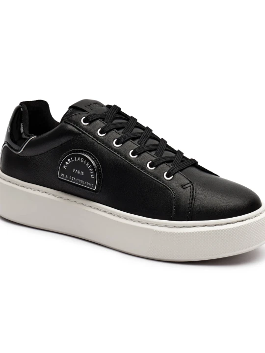 Zdjęcie produktu Karl Lagerfeld Skórzane sneakersy Maxi Kup czarny