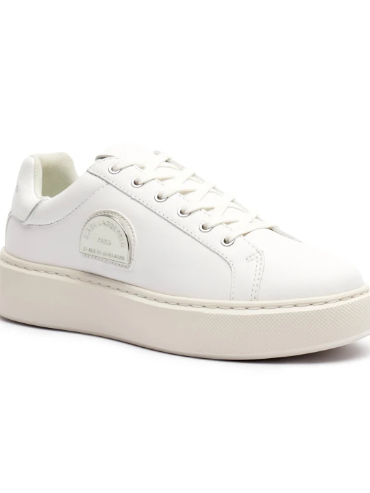 Zdjęcie produktu Karl Lagerfeld Skórzane sneakersy Maxi Kup biały