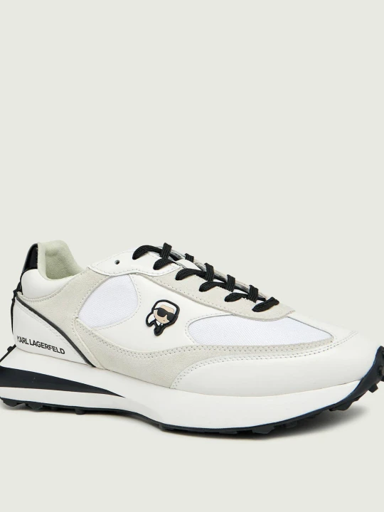 Zdjęcie produktu Karl Lagerfeld Skórzane sneakersy ZONE NFT | zamsz biały