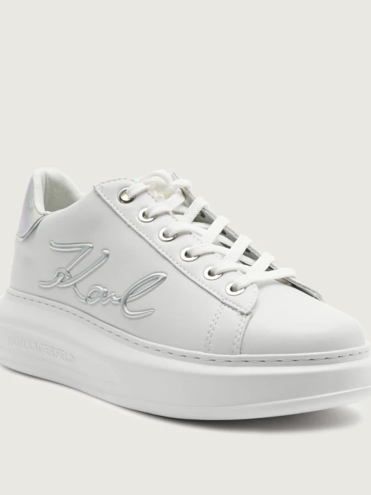 Zdjęcie produktu Karl Lagerfeld Skórzane trampki Signia Lace biały