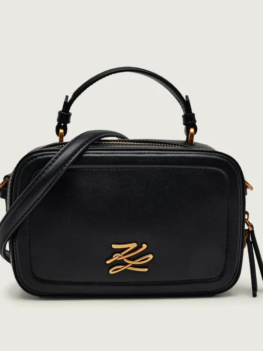 Zdjęcie produktu Karl Lagerfeld Skórzany kuferek k / autograph czarny