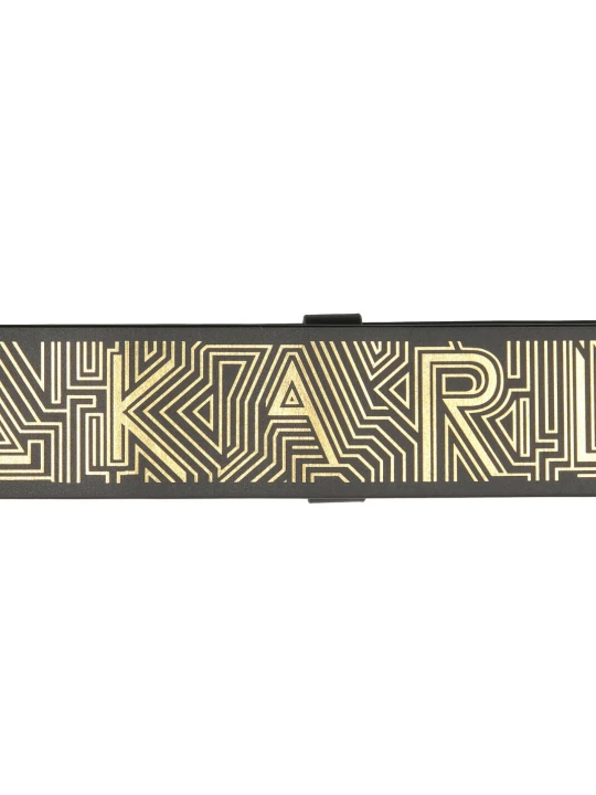 Zdjęcie produktu Karl Lagerfeld Skórzany pasek K / Ikonik Evening czarny