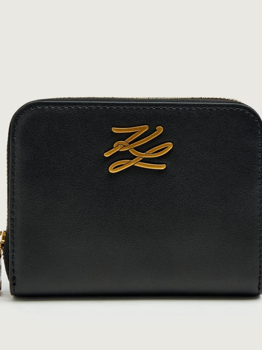Zdjęcie produktu Karl Lagerfeld Skórzany portfel K / autograph czarny