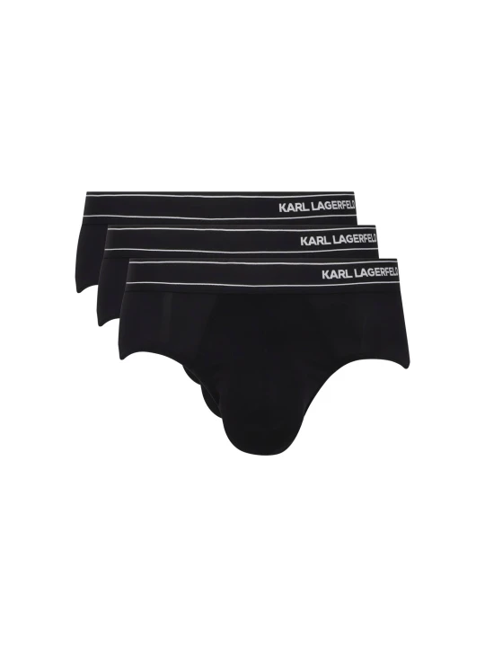 Zdjęcie produktu Karl Lagerfeld Slipy 3-pack czarny