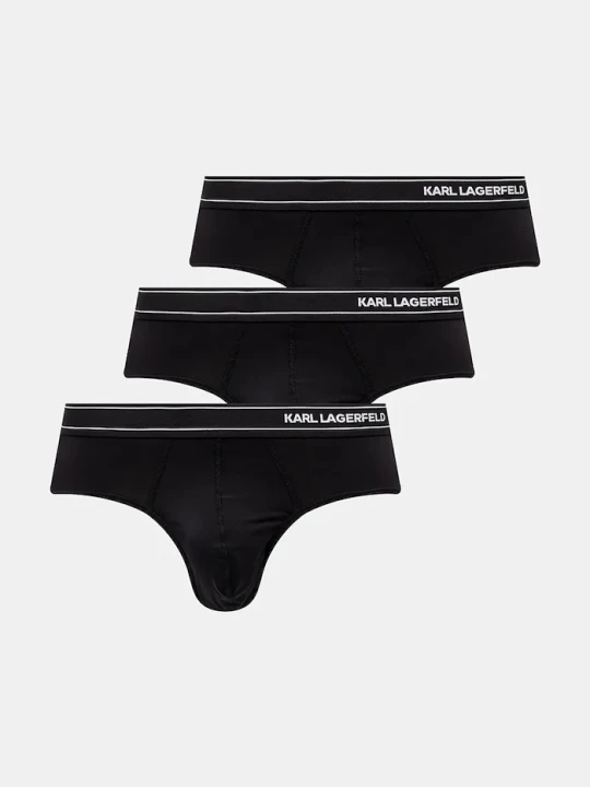 Zdjęcie produktu Karl Lagerfeld slipy 3-pack czarny