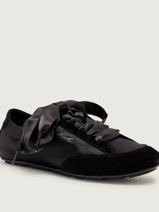 Zdjęcie produktu Karl Lagerfeld Sneakersy ARIELLA | zamsz czarny