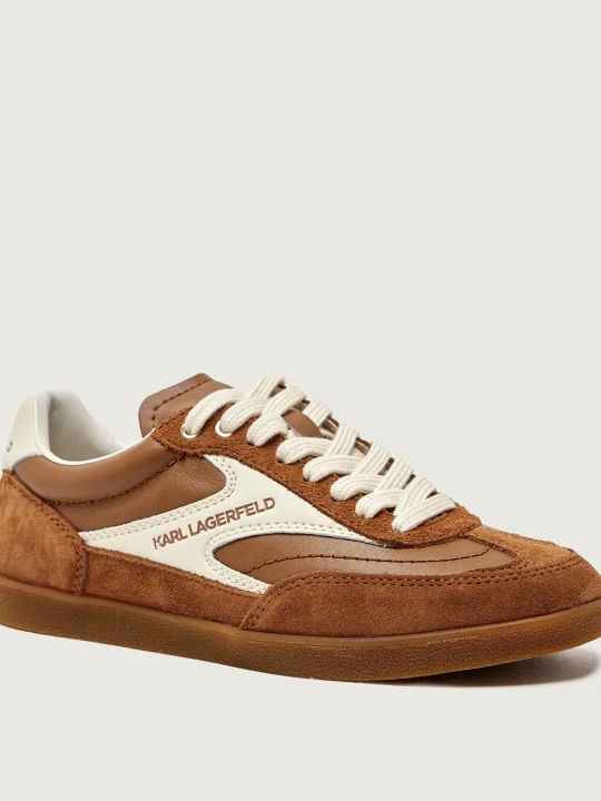 Zdjęcie produktu Karl Lagerfeld Sneakersy KANDIDATE | zamsz brązowy