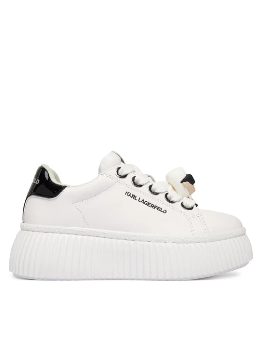 Zdjęcie produktu KARL LAGERFELD Sneakersy Kreeper Lo KL42336T Biały