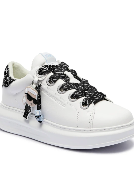 Zdjęcie produktu Karl Lagerfeld Skórzane sneakersy Nft Kapri biały