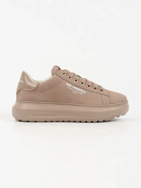 Zdjęcie produktu Karl Lagerfeld sneakersy nubukowe KAPRI LUG RSG beżowy