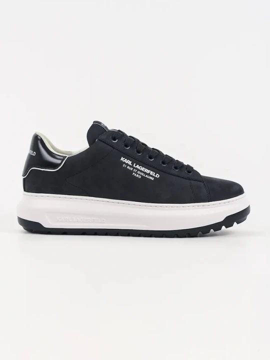 Zdjęcie produktu Karl Lagerfeld sneakersy nubukowe KAPRI LUG RSG granatowy