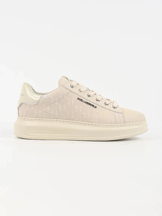Zdjęcie produktu Karl Lagerfeld sneakersy nubukowe KAPRI beżowy