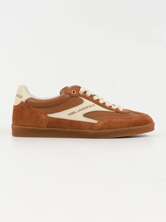 Zdjęcie produktu Karl Lagerfeld sneakersy skórzane KANDIDATE brązowy