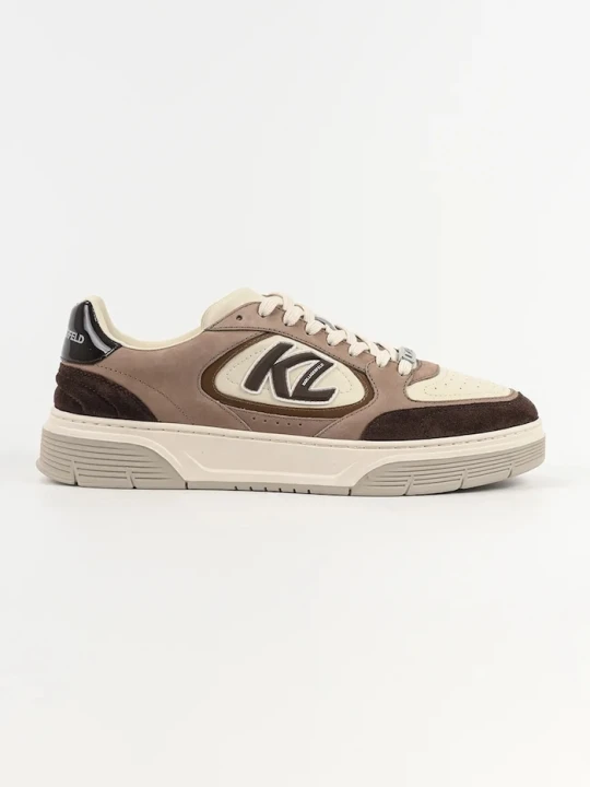 Zdjęcie produktu Karl Lagerfeld sneakersy skórzane KOURTNEY brązowy
