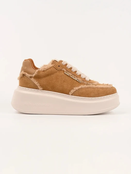 Zdjęcie produktu Karl Lagerfeld sneakersy zamszowe ANAKAPRI U brązowy